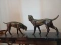 Бронзова двойка кучета, снимка 3