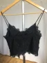 Ново Vero Moda Л размер Дамски Топ Потник Корсет Черен Дантела Еластичен Елегантен Вечерен, снимка 18