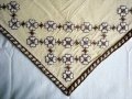 Каре с ръчна бродерия, снимка 6