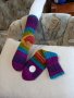 Ръчно плетени дамски чорапи 38 размер, снимка 1 - Дамски чорапи - 39634332