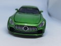 Mercedes Benz GTR макет зелен, снимка 1