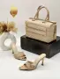 Chanel Дамски Сандали На Ток Шанел - Различни Цветове Код SEM-296, снимка 15