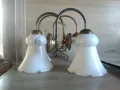 Масивни месингови аплици лампи за стена два чифта , снимка 2
