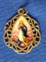 Сребърна Иконка - Медальон - Дева Мария, снимка 1