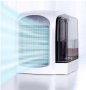 Мини въздушен охладител Air Conditioner WT-F10 3 скорости вентилатор с вода LED светлини преносим ох, снимка 3