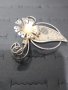 Сребърна брошка , снимка 2