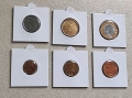 Бразилия . Лот. 1, 5,10,20 ,50 цента и 1 реал . UNC., снимка 1