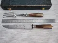 Колекционерски комплект Нож Вилица Рог, снимка 3