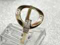 Дамски Златен Пръстен-1,8 грама, 14К (проба 585), снимка 7