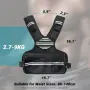 Жилетка с регулируеми тежести JX Fitness, 2,7–9 кг, снимка 5