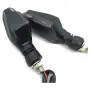 Комплект оранжеви 12V LED мигачи за мотор с PVC корпус 2 броя, снимка 3