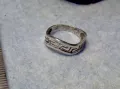 ДИЗАЙНЕРСКИ АРТ МОДЕЛ СРЕБЪРЕН ПРЪСТЕН СРЕБРО 925 с АЖУРНА ВЕРСАЧЕ СТИЛ ОРНАМЕНТИКА 49875, снимка 4