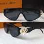 Louis Vuitton 2023 висок клас дамски мъжки слънчеви очила маска, снимка 1 - Слънчеви и диоптрични очила - 41627232