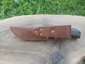Висококачествен ловен нож стомана D2 с кожена кания,LN406, снимка 6