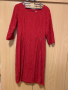 Плътна червена рокля, снимка 1