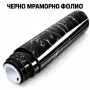 Самозалепващо черно мраморно фолио, снимка 1