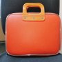 Стилна чанта за лаптоп/документи оранжев 35x26cm, снимка 1
