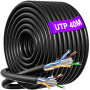 MEIPEK Ethernet кабел 40 метра, CAT6 Bulk, UTP, без RJ45 конектори