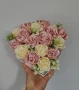 Букет 17 сатенени рози , снимка 2