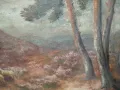 Антикварна английска картина масло на платно. Пълен оригинал без реставрация от началото на 20 ти ве, снимка 6