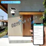 Соларна безжична WIFI камера 5G 5MP с микрофон, нощно виждане, снимка 7