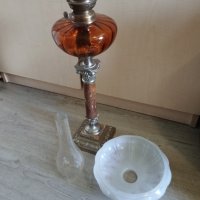 Стара газова /газена/ лампа, снимка 7 - Антикварни и старинни предмети - 41471837