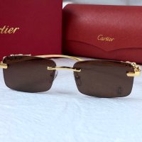 Cartier висок клас слънчеви очила Мъжки Дамски слънчеви 4 цвята, снимка 8 - Слънчеви и диоптрични очила - 41958221