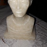 Мраморна статуетка Нефертити, снимка 4 - Други ценни предмети - 34662883