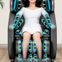 Луксозен масажен стол с дистанционно управление чрез LCD дисплей - KM-R5 LCD 1, снимка 3 - Масажори - 44724595