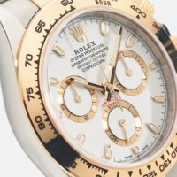 Мъжки луксозен часовник Rolex Daytona Two-tone White dial 116503, снимка 4 - Мъжки - 41555630