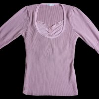 Дамска розова блуза/пуловер, снимка 2 - Блузи с дълъг ръкав и пуловери - 39408626