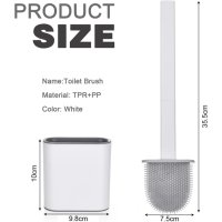 3858 Силиконова четка за почистване на тоалетна, снимка 11 - Други стоки за дома - 41703891