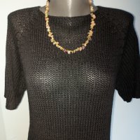 Мекичка дизайнерска блуза тип туника с къс ръкав "Michelle"® / голям размер , снимка 3 - Туники - 35850326