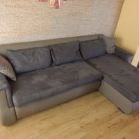 Холова гарнитура (холов ъгъл, ъглов диван), снимка 6 - Дивани и мека мебел - 42664236