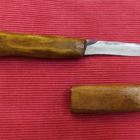 Саморъчно изработен нож с дървена кания. , снимка 1 - Колекции - 35966810