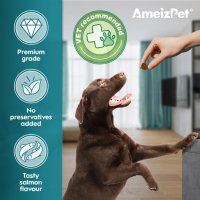 AmeizPet Лакомства за кучета за сърбяща кожа и подкрепа на имунитета, 30 меки лакомства, 67,5 g, снимка 3 - За кучета - 44263778
