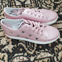 нови розови обувки, снимка 3 - Дамски ежедневни обувки - 40055264