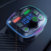 Трансмитър за кола BLUETOOTH / аксесоари за автомобили / FM USB, снимка 1 - Аксесоари и консумативи - 44444271