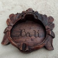 Bali-красив пепелник от дърво от бали/Bali, снимка 3 - Антикварни и старинни предмети - 34257358