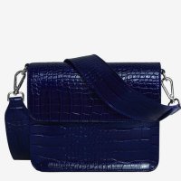 дамска маркова чанта Cayman Shiny Strap Bag Baby Blue Hvisk Bags  , снимка 1 - Чанти - 42470189