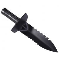 Нож - копач от въглеродна стомана със странични заострени зъби и ергономична дръжка, снимка 2 - Градински инструменти - 36350984