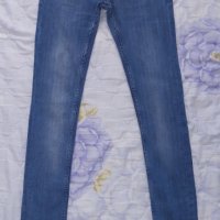 Дамски сини дънки, еластични, снимка 1 - Дънки - 41117785