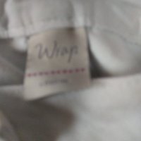 Бели дънки Wrap,London, размер 12, снимка 3 - Дънки - 41242022