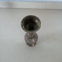 Индийска месингова ваза 20 см. , снимка 4 - Други стоки за дома - 35692145