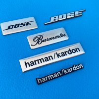 Елблеми Bose Harman Kardon Алуминиеви 3d Bmw Vw Seat Audi / e60 1.9tdi, снимка 4 - Аксесоари и консумативи - 32876399