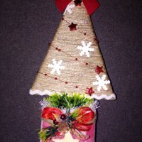 Ръчно изработена Коледна декорация , снимка 2 - Коледни подаръци - 39050606