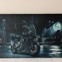 Светеща картина с Led осветление - Yamaha мотоциклет , снимка 1 - Картини - 36313929