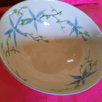 1. Самотна чашка, без подл.чинийка, със сини цветчета-отвътре+син кант по периферията.Вмест.-200мл., снимка 6 - Чаши - 36411660
