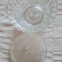 Чиния, стъклени купа и захарница, стъкл. форма за чизкейк,огнеопорен съд за топло/студено сервиране, снимка 5 - Съдове за готвене - 39900087