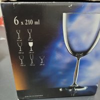 Кристални чаши за вино BOHEMIA, снимка 6 - Сервизи - 39027556